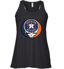 Houston Astros Grateful Dead Steal Your Face Baseball Womens Racerback Tank Top Womens Racerback Tank Top - VeigarTee