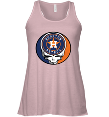 Houston Astros Grateful Dead Steal Your Face Baseball Womens Racerback Tank Top Womens Racerback Tank Top - VeigarTee