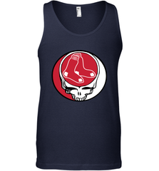 Boston Red Sox Grateful Dead Steal Your Face Baseball Mens Tank Top Mens Tank Top - VeigarTee