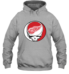 Detroit Red Wings Grateful Dead Steal Your Face Hockey NHL Adult Hoodie Sweatshirt Adult Hoodie Sweatshirt - VeigarTee