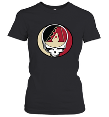 Arizona Diamondbacks Grateful Dead Steal Your Face Baseball Womens T-Shirt Womens T-Shirt - VeigarTee