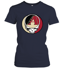 Arizona Diamondbacks Grateful Dead Steal Your Face Baseball Womens T-Shirt Womens T-Shirt - VeigarTee