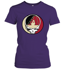 Arizona Diamondbacks Grateful Dead Steal Your Face Baseball Womens T-Shirt Womens T-Shirt - VeigarTee