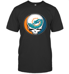Miami Dolphins Grateful Dead Steal Your Face NFL Football Mens T-Shirt