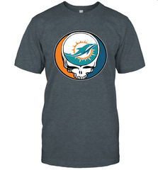 Miami Dolphins Grateful Dead Steal Your Face NFL Football Mens T-Shirt Mens T-Shirt - VeigarTee