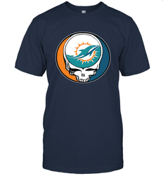 Miami Dolphins Grateful Dead Steal Your Face NFL Football Mens T-Shirt