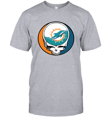 Miami Dolphins Grateful Dead Steal Your Face NFL Football Mens T-Shirt Mens T-Shirt - VeigarTee