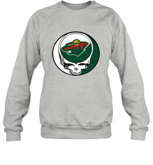Minnesota Wild Grateful Dead Steal Your Face Hockey NHL Adult Sweatshirt Adult Sweatshirt - VeigarTee