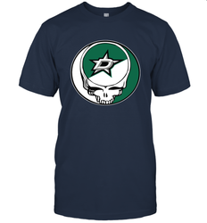 Dallas Stars Grateful Dead Steal Your Face Hockey NHL Mens T-Shirt