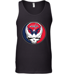 Washington Capitals Grateful Dead Steal Your Face Hockey NHL Mens Tank Top