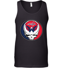 Washington Capitals Grateful Dead Steal Your Face Hockey NHL Mens Tank Top Mens Tank Top - VeigarTee