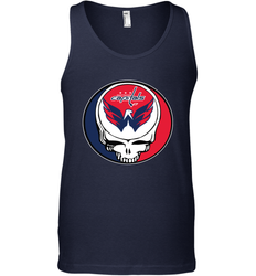 Washington Capitals Grateful Dead Steal Your Face Hockey NHL Mens Tank Top