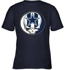 Dallas Cowboys Grateful Dead Steal Your Face NFL Football Youth T-Shirt Youth T-Shirt - VeigarTee