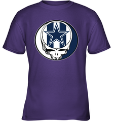 Dallas Cowboys Grateful Dead Steal Your Face NFL Football Youth T-Shirt Youth T-Shirt - VeigarTee