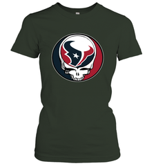 Houston Texans Grateful Dead Steal Your Face NFL Football Womens T-Shirt Womens T-Shirt - VeigarTee