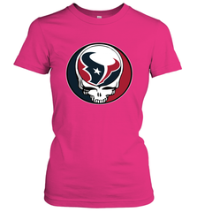 Houston Texans Grateful Dead Steal Your Face NFL Football Womens T-Shirt Womens T-Shirt - VeigarTee