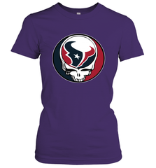 Houston Texans Grateful Dead Steal Your Face NFL Football Womens T-Shirt Womens T-Shirt - VeigarTee