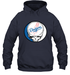 Los Angeles Dodgers Grateful Dead Steal Your Face Baseball Adult Hoodie Sweatshirt