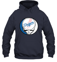 Los Angeles Dodgers Grateful Dead Steal Your Face Baseball Adult Hoodie Sweatshirt Adult Hoodie Sweatshirt - VeigarTee