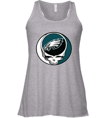 Philadelphia Eagles Grateful Dead Steal Your Face NFL Football Womens Racerback Tank Top Womens Racerback Tank Top - VeigarTee