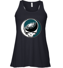 Philadelphia Eagles Grateful Dead Steal Your Face NFL Football Womens Racerback Tank Top Womens Racerback Tank Top - VeigarTee