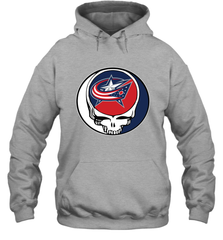 Columbus Blue Grateful Dead Steal Your Face Hockey NHL Adult Hoodie Sweatshirt Adult Hoodie Sweatshirt - VeigarTee