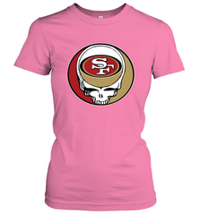 San Francisco 49ers Grateful Dead Steal Your Face NFL Football Womens T-Shirt Womens T-Shirt - VeigarTee