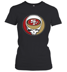 San Francisco 49ers Grateful Dead Steal Your Face NFL Football Womens T-Shirt Womens T-Shirt - VeigarTee