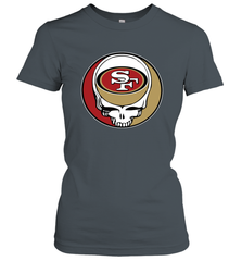 San Francisco 49ers Grateful Dead Steal Your Face NFL Football Womens T-Shirt Womens T-Shirt - VeigarTee