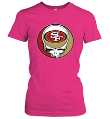 San Francisco 49ers Grateful Dead Steal Your Face NFL Football Womens T-Shirt Womens T-Shirt - VeigarTee
