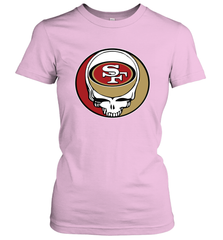 San Francisco 49ers Grateful Dead Steal Your Face NFL Football Womens T-Shirt Womens T-Shirt - VeigarTee