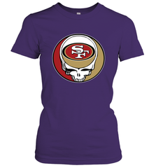San Francisco 49ers Grateful Dead Steal Your Face NFL Football Womens T-Shirt Womens T-Shirt - VeigarTee