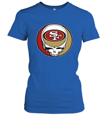 San Francisco 49ers Grateful Dead Steal Your Face NFL Football Womens T-Shirt Womens T-Shirt - VeigarTee