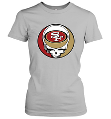 San Francisco 49ers Grateful Dead Steal Your Face NFL Football Womens T-Shirt Womens T-Shirt - VeigarTee