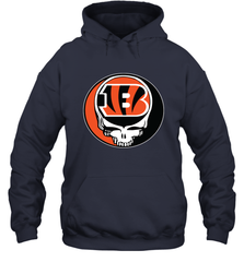 Cincinnati Bengals Grateful Dead Steal Your Face NFL Football Adult Hoodie Sweatshirt Adult Hoodie Sweatshirt - VeigarTee