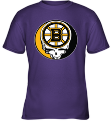 Boston Bruins Grateful Dead Steal Your Face Hockey NHL Youth T-Shirt Youth T-Shirt - VeigarTee