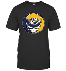 Nashville Predators Grateful Dead Steal Your Face Hockey NHL Mens T-Shirt Mens T-Shirt - VeigarTee