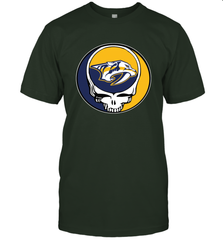 Nashville Predators Grateful Dead Steal Your Face Hockey NHL Mens T-Shirt Mens T-Shirt - VeigarTee