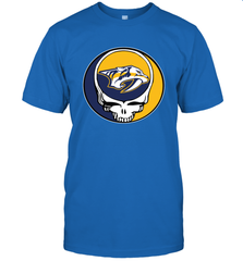 Nashville Predators Grateful Dead Steal Your Face Hockey NHL Mens T-Shirt Mens T-Shirt - VeigarTee