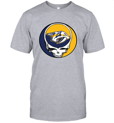 Nashville Predators Grateful Dead Steal Your Face Hockey NHL Mens T-Shirt Mens T-Shirt - VeigarTee