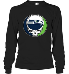 Seattle Seahawks Grateful Dead Steal Your Face NFL Football Adult Long Sleeve T-Shirt Adult Long Sleeve T-Shirt - VeigarTee