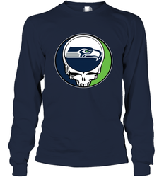 Seattle Seahawks Grateful Dead Steal Your Face NFL Football Adult Long Sleeve T-Shirt