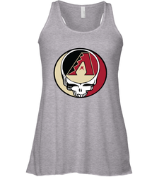 Arizona Diamondbacks Grateful Dead Steal Your Face Baseball Womens Racerback Tank Top