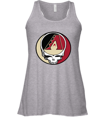 Arizona Diamondbacks Grateful Dead Steal Your Face Baseball Womens Racerback Tank Top Womens Racerback Tank Top - VeigarTee