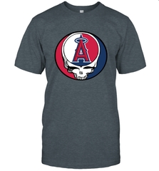 Los Angeles Angels Grateful Dead Steal Your Face Baseball Mens T-Shirt Mens T-Shirt - VeigarTee