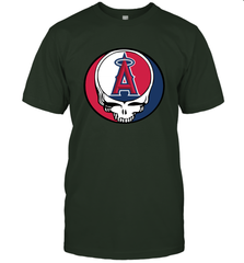 Los Angeles Angels Grateful Dead Steal Your Face Baseball Mens T-Shirt Mens T-Shirt - VeigarTee