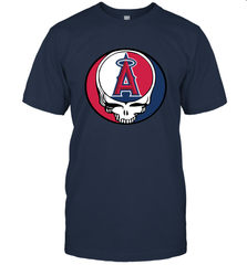 Los Angeles Angels Grateful Dead Steal Your Face Baseball Mens T-Shirt Mens T-Shirt - VeigarTee