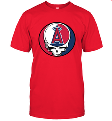 Los Angeles Angels Grateful Dead Steal Your Face Baseball Mens T-Shirt Mens T-Shirt - VeigarTee