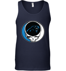 Carolina Panthers Grateful Dead Steal Your Face NFL Football Mens Tank Top Mens Tank Top - VeigarTee
