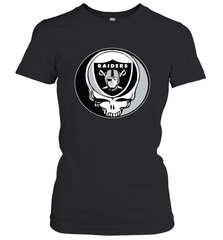 Oakland Raiders Grateful Dead Steal Your Face NFL Football Womens T-Shirt Womens T-Shirt - VeigarTee